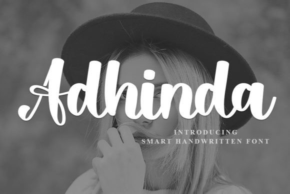 Adhinda: A Classy Script Font for Editorial Design