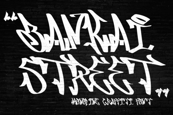 Bankai Street: A Cool Font for Your Brand