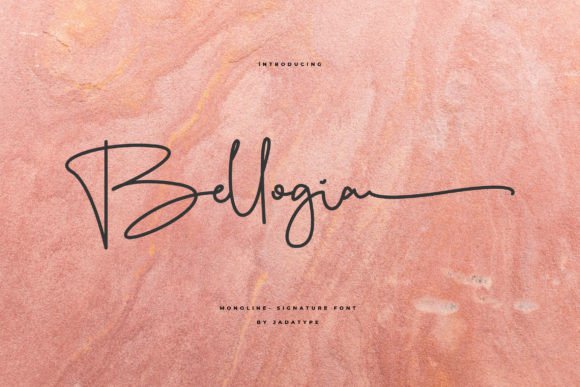 Bellogia: A Elegant Script Font for Web Design