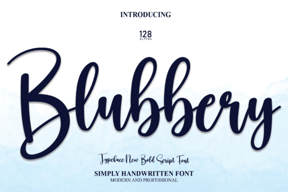 Blubbery: A Creative Font for Makers
