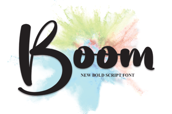 Boom: A Bold Script Typeface for Web Design