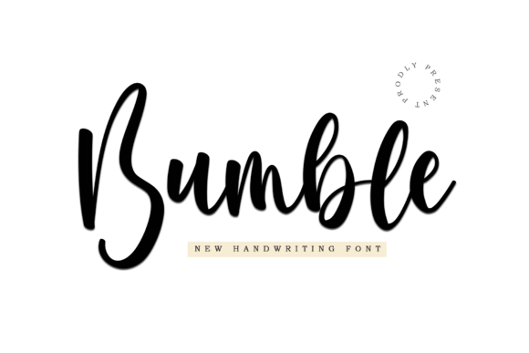 Bumble: A Handwritten Font for Elegant Design