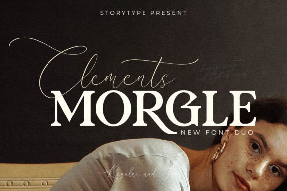 Clements Morgle Duo: A Refined Serif + Script Font Pair for Brand Design