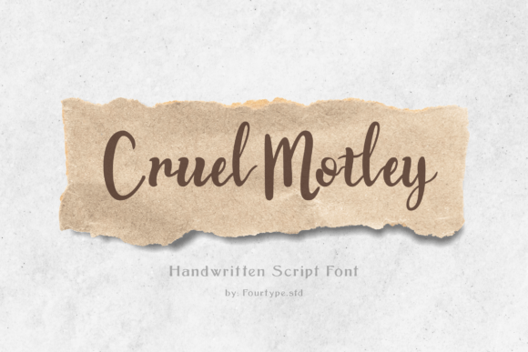 Cruel Motley: A Bold Script for Real Projects