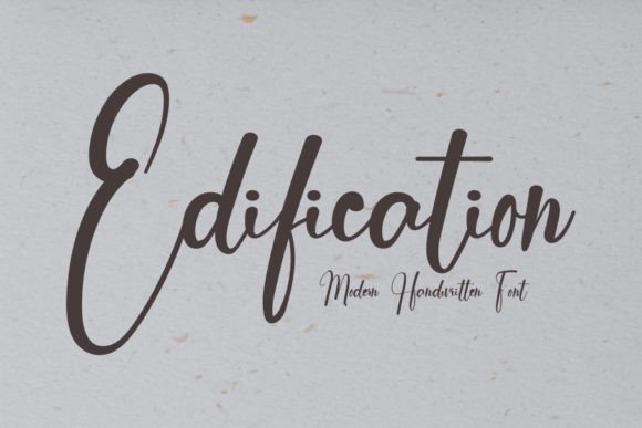 Edification: A Font for Business Style