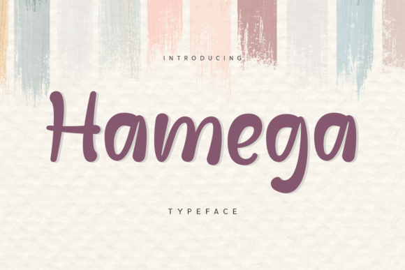 Hamega: A Bold Handwritten Font