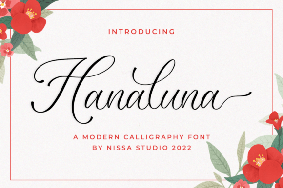 Hanaluna: A Script Font for Elegant Branding