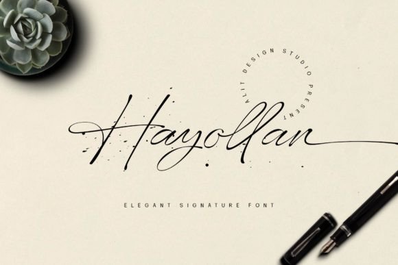 Hayollan: Elegant Script Font for Web Design