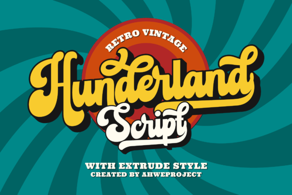 Hunderland: A Retro Display Font That Commands Attention