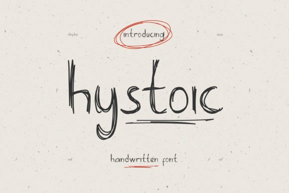 Hystoic: A Handwritten Font for Calm Design