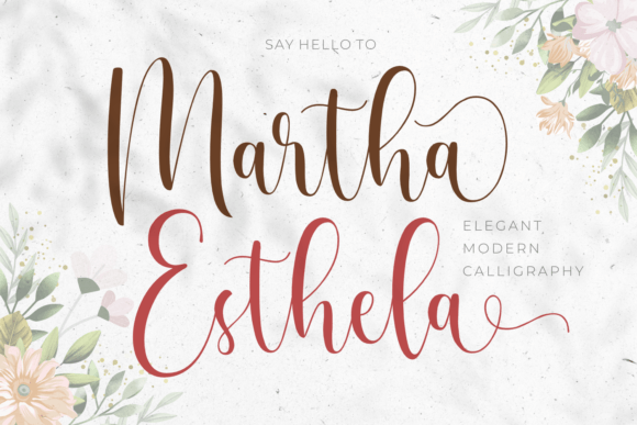 Martha Esthela Font: Elegant Script for Digital Marketing