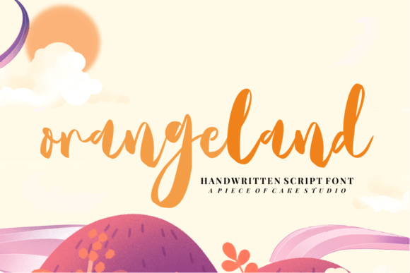 Orangeland Font: Bold Script for Web Design