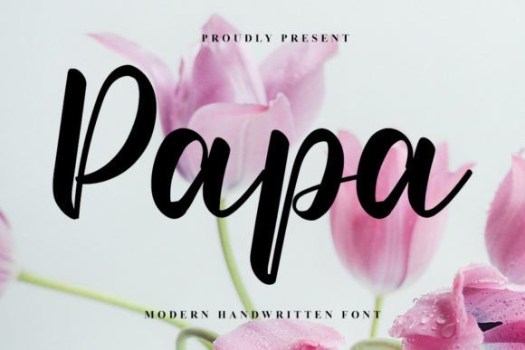 Papa: A Handwritten Font for Web Design