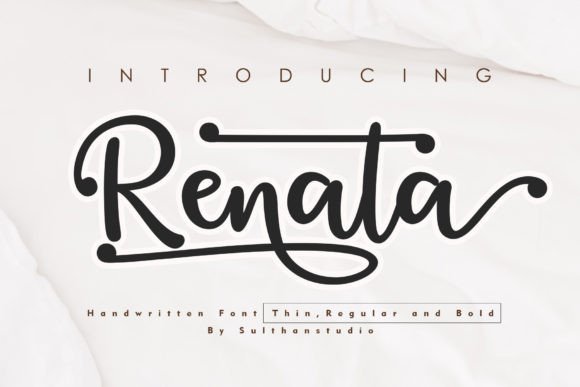 Renata: A Script Font for Campaign Creativity