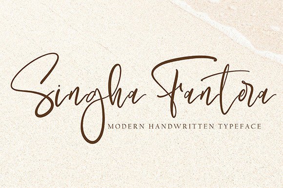 Singha Fantera Font for Editorial Design