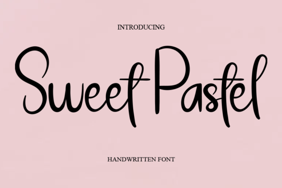 Sweet Pastel Font for Elegant Branding