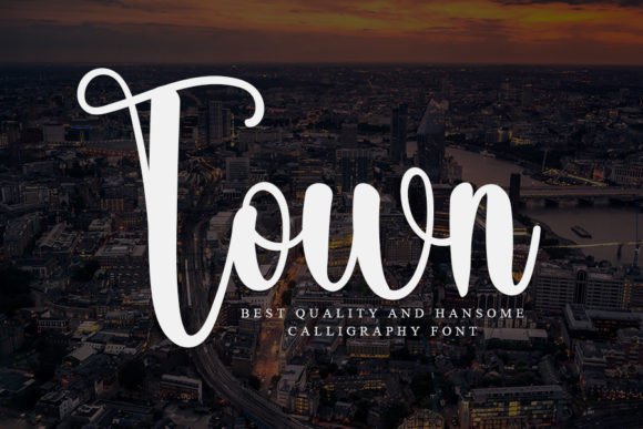 Town: A Classy Script Font for Business