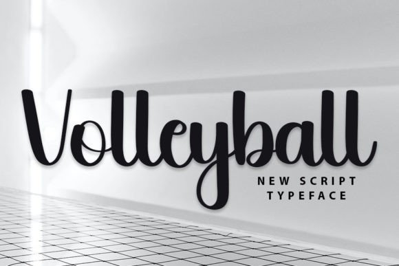 Volleyball Font: Elegant Script for Web Design