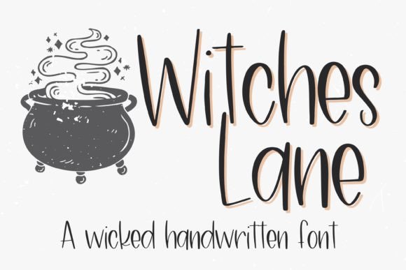 Witches Lane: A Spooky Script Font