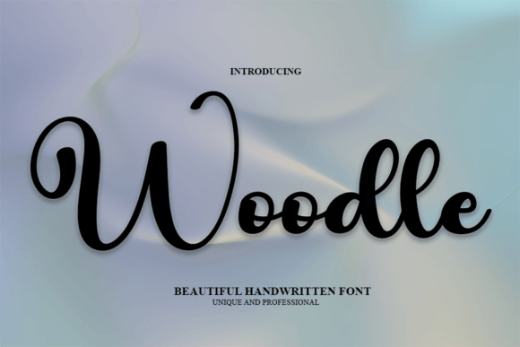 Woodle: A Feminine Font for Creative Makers