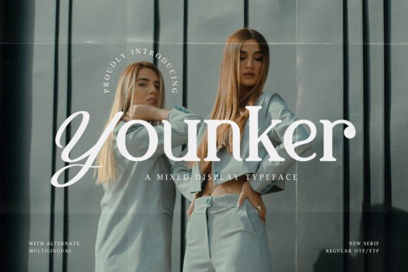Younker: A Serif Font That Makes Your Brand Feel Thoughtful